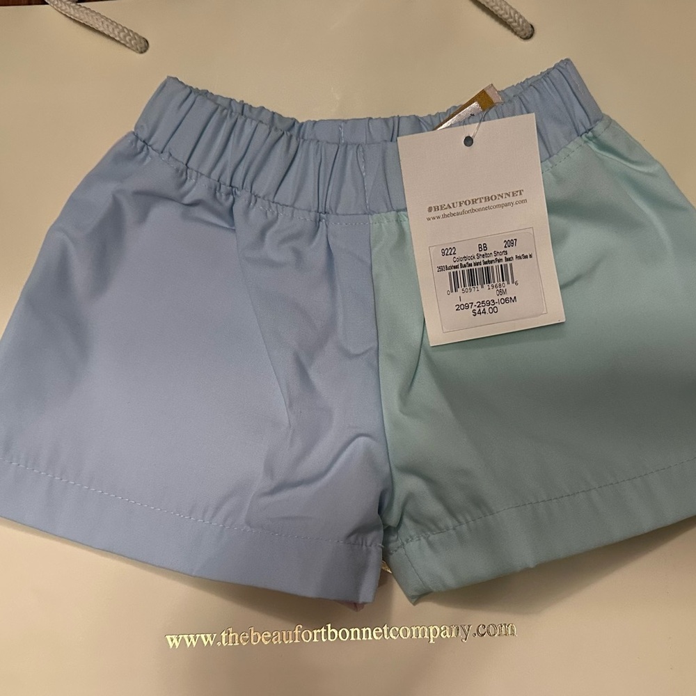 The Beaufort Bonnet Company Sheffield colorblock boys shorts